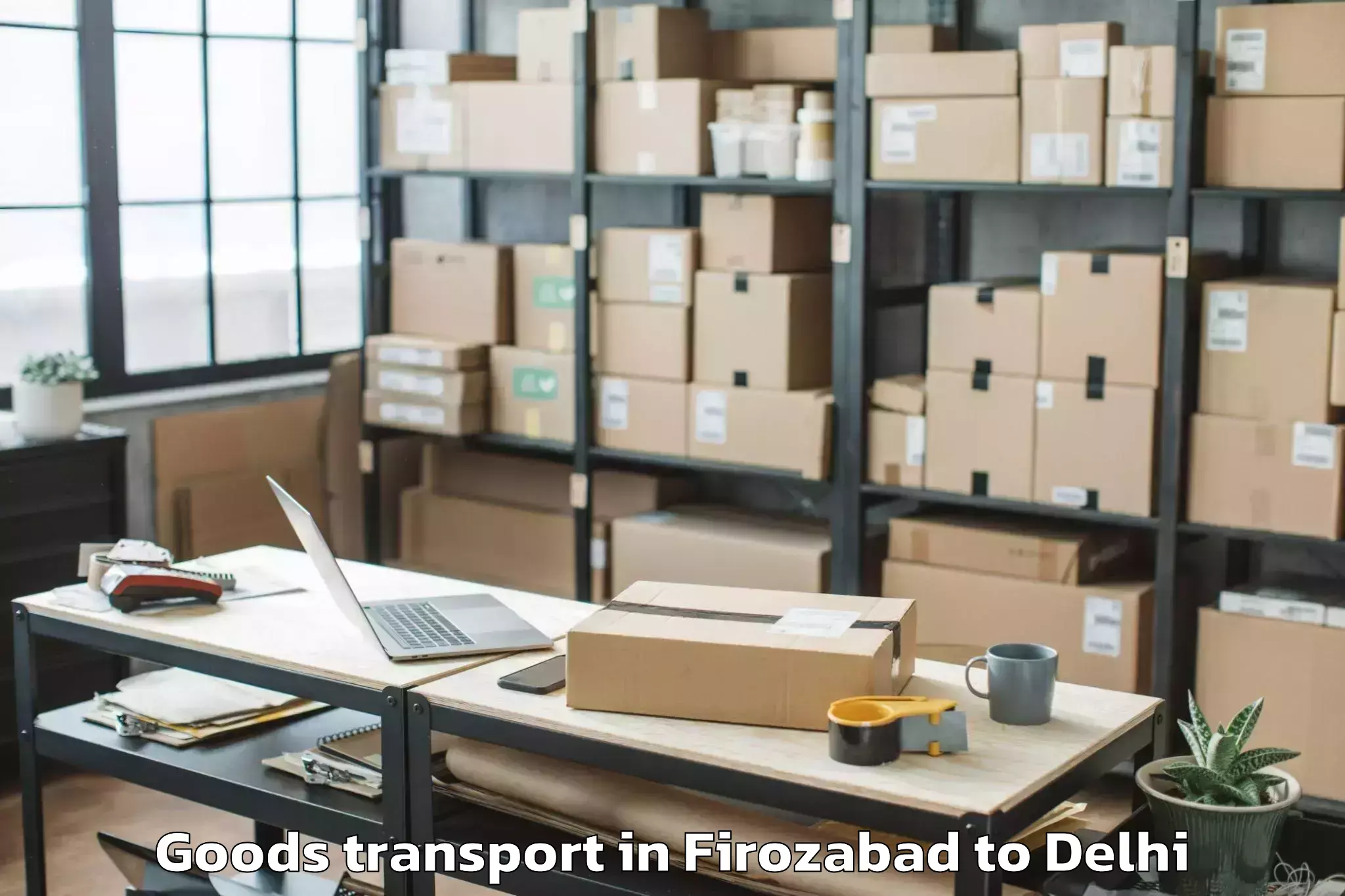 Easy Firozabad to Jmd Kohinoor Mall Goods Transport Booking